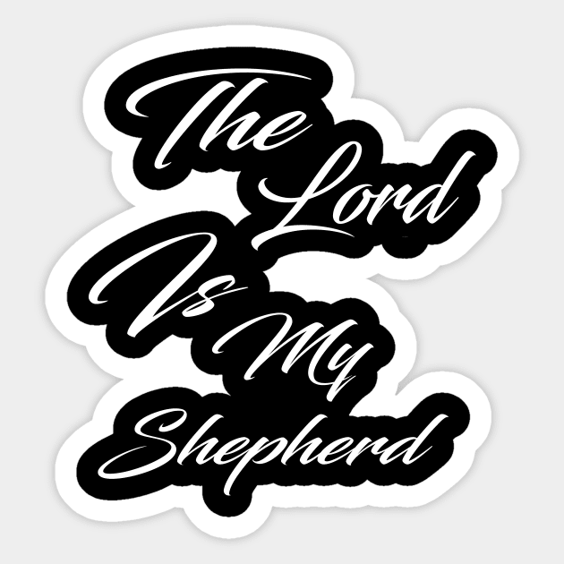 The lord is my shepherd christian Sticker by theshop